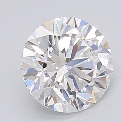 1.06 Carat Round Shaped Excellent Cut F- VS1 Lab Grown Diamond