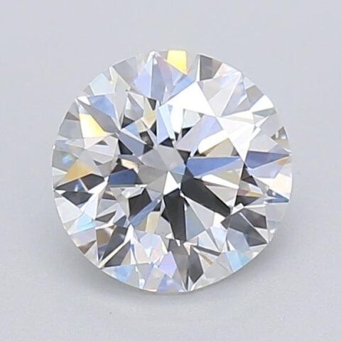 1.06 Carat Round Shaped Excellent Cut F- VS1 Lab Grown Diamond