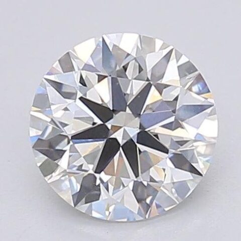 1.06 Carat Round Shaped Excellent Cut F- VS1 Lab Grown Diamond