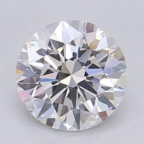 1.06 Carat Round Shaped Excellent Cut F- VS1 Lab Grown Diamond