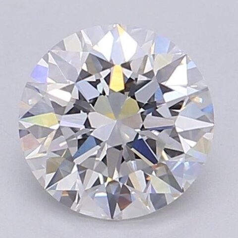 1.06 Carat Round Shaped Excellent Cut F- VS1 Lab Grown Diamond