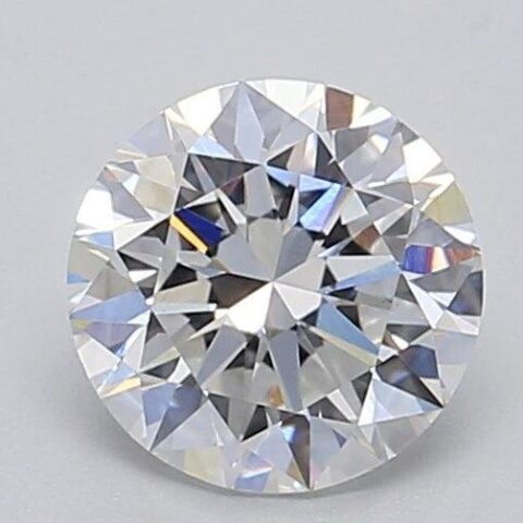 1.06 Carat Round Shaped Excellent Cut F- VS1 Lab Grown Diamond