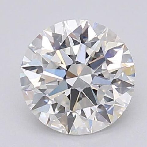 1.06 Carat Round Shaped Excellent Cut F- VS1 Lab Grown Diamond