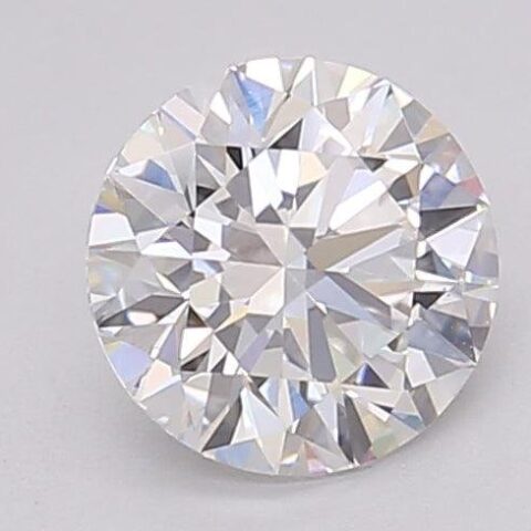 1.06 Carat Round Shaped Excellent Cut F- VS1 Lab Grown Diamond