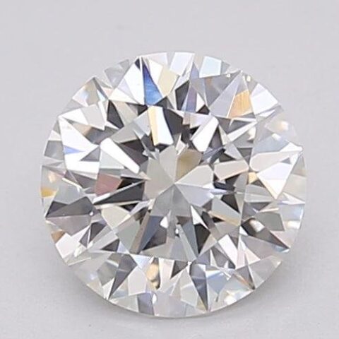 1.06 Carat Round Shaped Excellent Cut F- VS1 Lab Grown Diamond