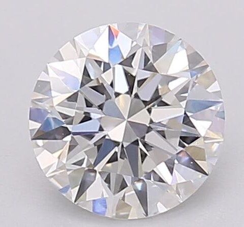 1.06 Carat Round Shaped Excellent Cut F- VS1 Lab Grown Diamond