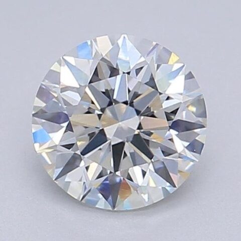 1.06 Carat Round Shaped Excellent Cut F- VS1 Lab Grown Diamond