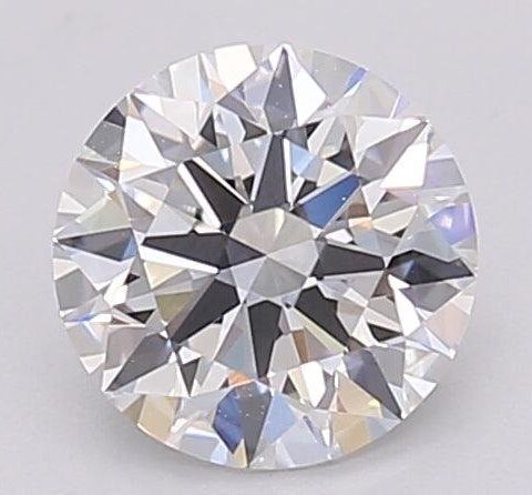 1.06 Carat Round Shaped Excellent Cut F- VS1 Lab Grown Diamond