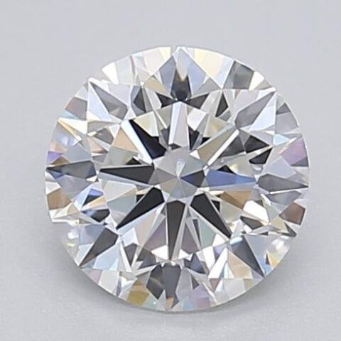 1.06 Carat Round Shaped Excellent Cut F- VS1 Lab Grown Diamond