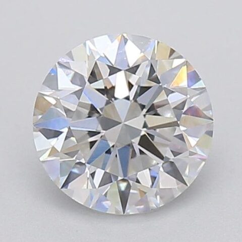 1.06 Carat Round Shaped Excellent Cut F- VS1 Lab Grown Diamond