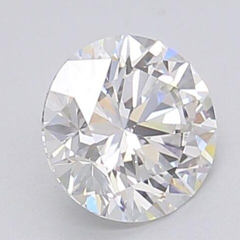1.06 Carat Round Shaped Excellent Cut F- VS1 Lab Grown Diamond