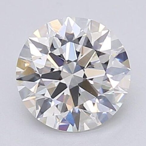 1.06 Carat Round Shaped Excellent Cut F- VS1 Lab Grown Diamond
