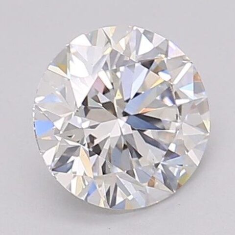 1.06 Carat Round Shaped Excellent Cut F- VS1 Lab Grown Diamond
