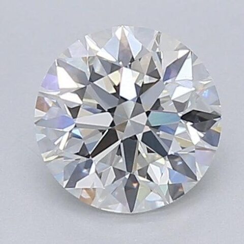 1.06 Carat Round Shaped Excellent Cut F- VS1 Lab Grown Diamond