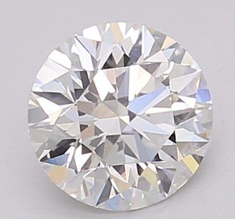 1.06 Carat Round Shaped Excellent Cut F- VS1 Lab Grown Diamond