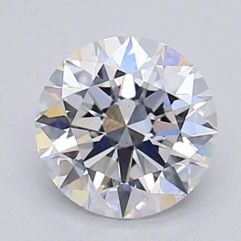 1.06 Carat Round Shaped Excellent Cut F- VS1 Lab Grown Diamond