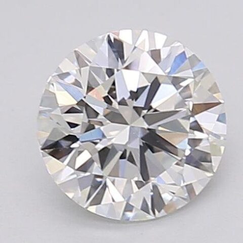 1.06 Carat Round Shaped Excellent Cut F- VS1 Lab Grown Diamond