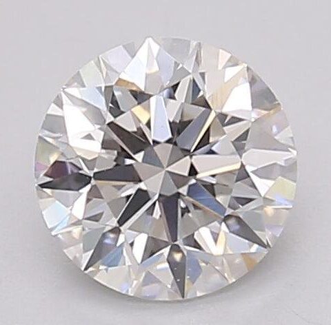 1.06 Carat Round Shaped Excellent Cut F- VS2 Lab Grown Diamond