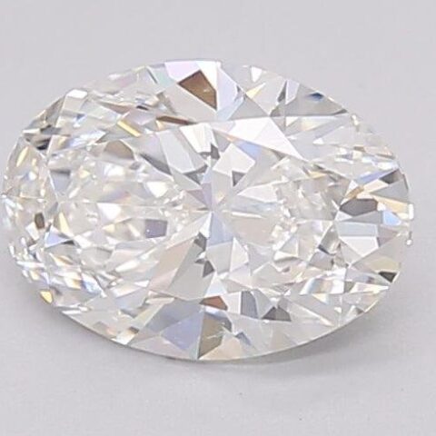 1.06 Carat Oval Shaped Excellent Cut F- VVS2 Lab Grown Diamond