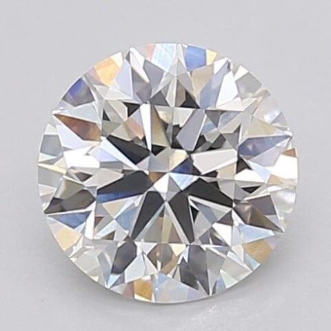 1.06 Carat Round Shaped Excellent Cut F- VVS2 Lab Grown Diamond
