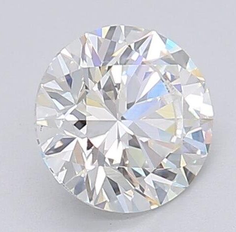 1.06 Carat Round Shaped Excellent Cut F- VVS2 Lab Grown Diamond
