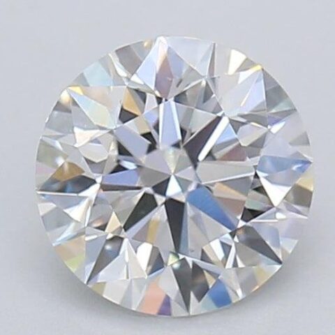 1.06 Carat Round Shaped Excellent Cut F- VVS2 Lab Grown Diamond