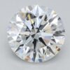 1.06 Carat Round Shaped Excellent Cut F- VVS2 Lab Grown Diamond