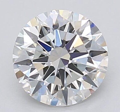 1.06 Carat Round Shaped Excellent Cut F- VVS2 Lab Grown Diamond