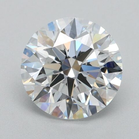 1.06 Carat Round Shaped Excellent Cut F- VVS2 Lab Grown Diamond