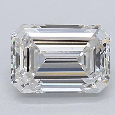 1.06 Carat Emerald Shaped Excellent Cut G- VS1 Lab Grown Diamond