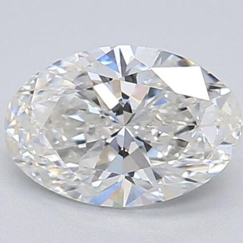 1.06 Carat Oval Shaped Excellent Cut G- VS1 Lab Grown Diamond