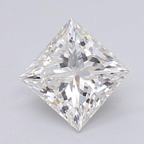 1.06 Carat Princess Shaped Excellent Cut G- VS1 Lab Grown Diamond