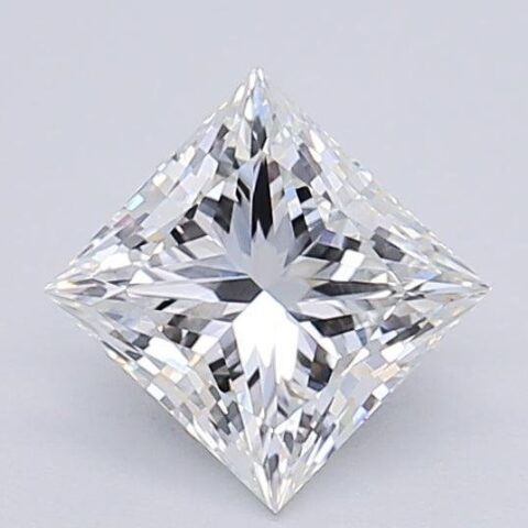 1.06 Carat Princess Shaped Excellent Cut G- VS1 Lab Grown Diamond