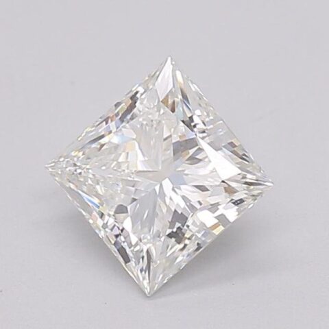 1.06 Carat Princess Shaped Excellent Cut G- VS1 Lab Grown Diamond