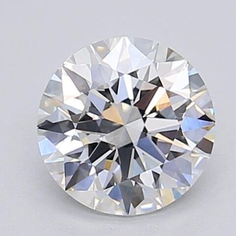 1.06 Carat Round Shaped Excellent Cut G- VS1 Lab Grown Diamond