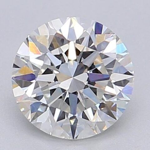 1.06 Carat Round Shaped Excellent Cut G- VS1 Lab Grown Diamond