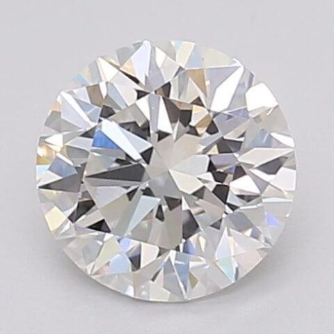 1.06 Carat Round Shaped Excellent Cut G- VS1 Lab Grown Diamond