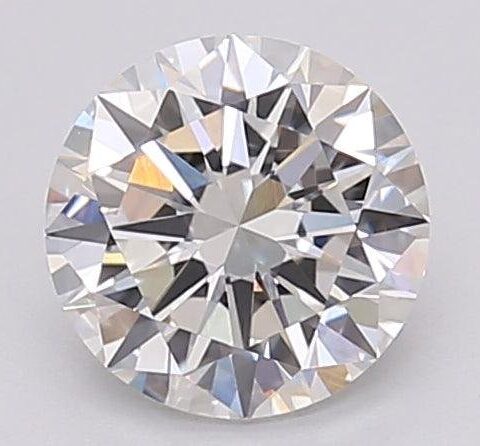 1.06 Carat Round Shaped Excellent Cut G- VS1 Lab Grown Diamond