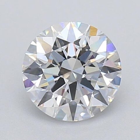 1.06 Carat Round Shaped Excellent Cut G- VS1 Lab Grown Diamond