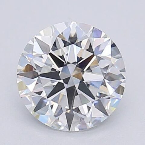 1.06 Carat Round Shaped Excellent Cut G- VS1 Lab Grown Diamond