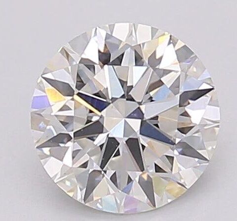 1.06 Carat Round Shaped Excellent Cut G- VS1 Lab Grown Diamond