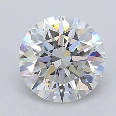 1.06 Carat Round Shaped Excellent Cut G- VS1 Lab Grown Diamond