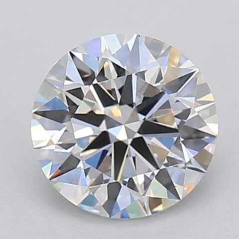 1.06 Carat Round Shaped Excellent Cut G- VS1 Lab Grown Diamond