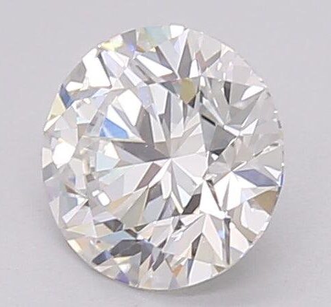 1.06 Carat Round Shaped Excellent Cut G- VS1 Lab Grown Diamond