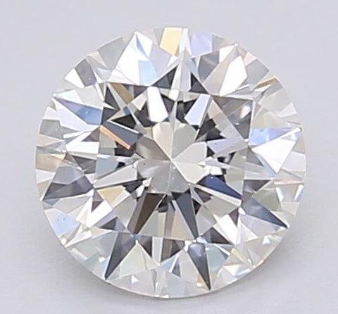 1.06 Carat Round Shaped Excellent Cut G- VS2 Lab Grown Diamond