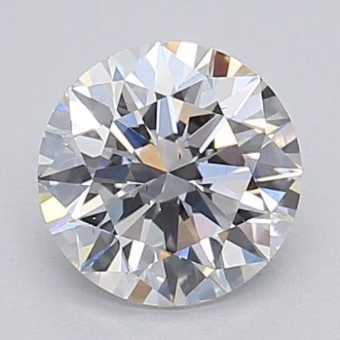 1.06 Carat Round Shaped Excellent Cut G- VS2 Lab Grown Diamond