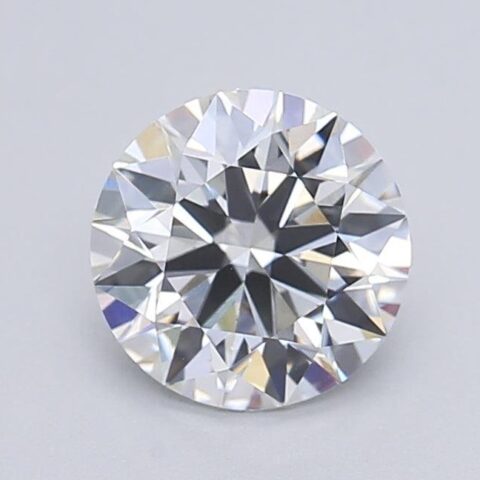1.06 Carat Round Shaped Excellent Cut G- VS2 Lab Grown Diamond