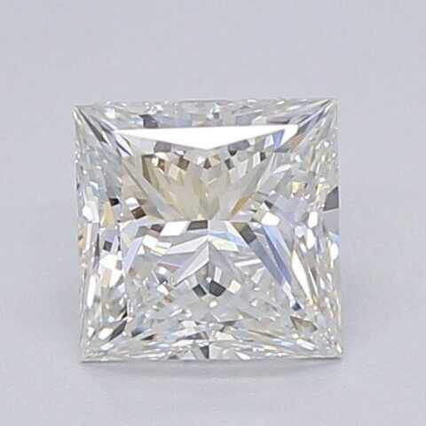 1.06 Carat Princess Shaped Excellent Cut G- VVS2 Lab Grown Diamond