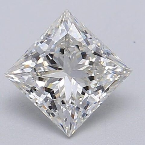 1.06 Carat Princess Shaped Excellent Cut G- VVS2 Lab Grown Diamond