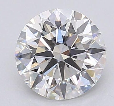 1.06 Carat Round Shaped Excellent Cut G- VVS2 Lab Grown Diamond